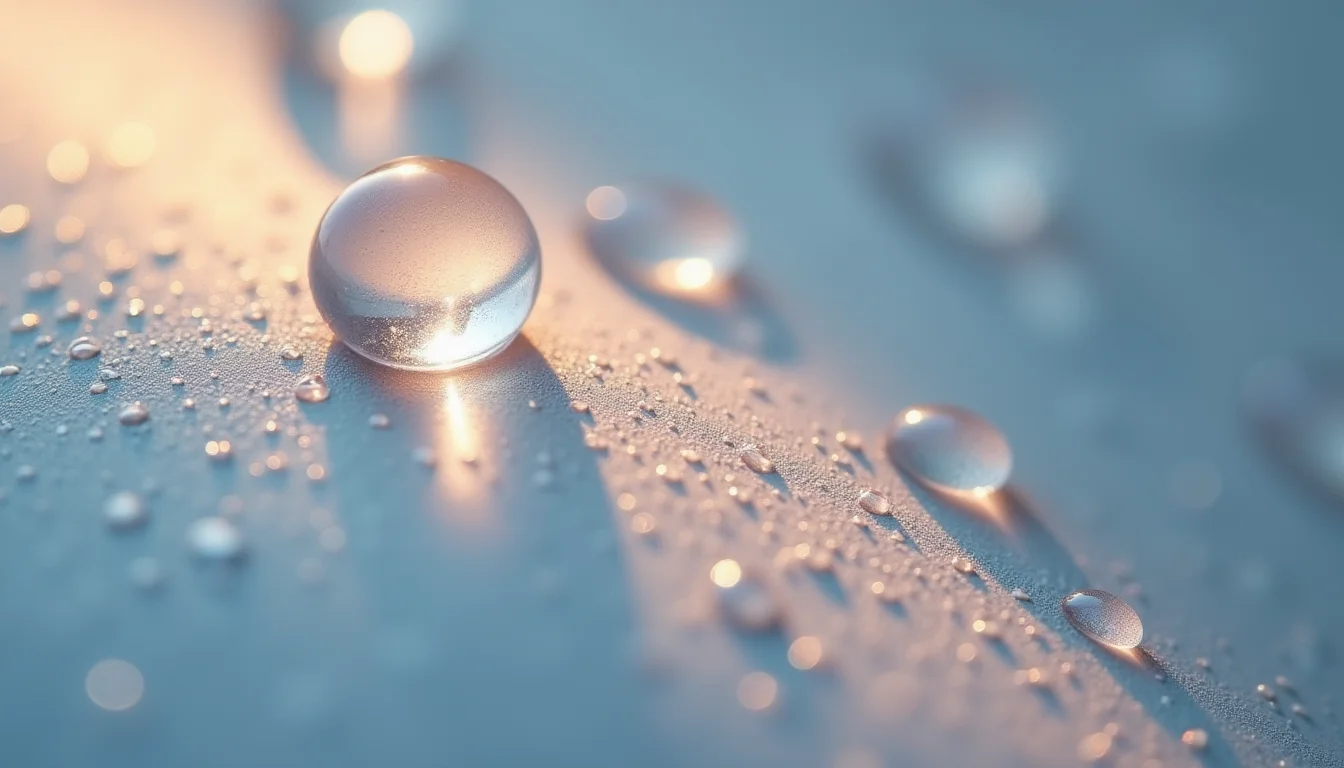 L'hydratation, en surface et de l'intérieur, fait la différence.