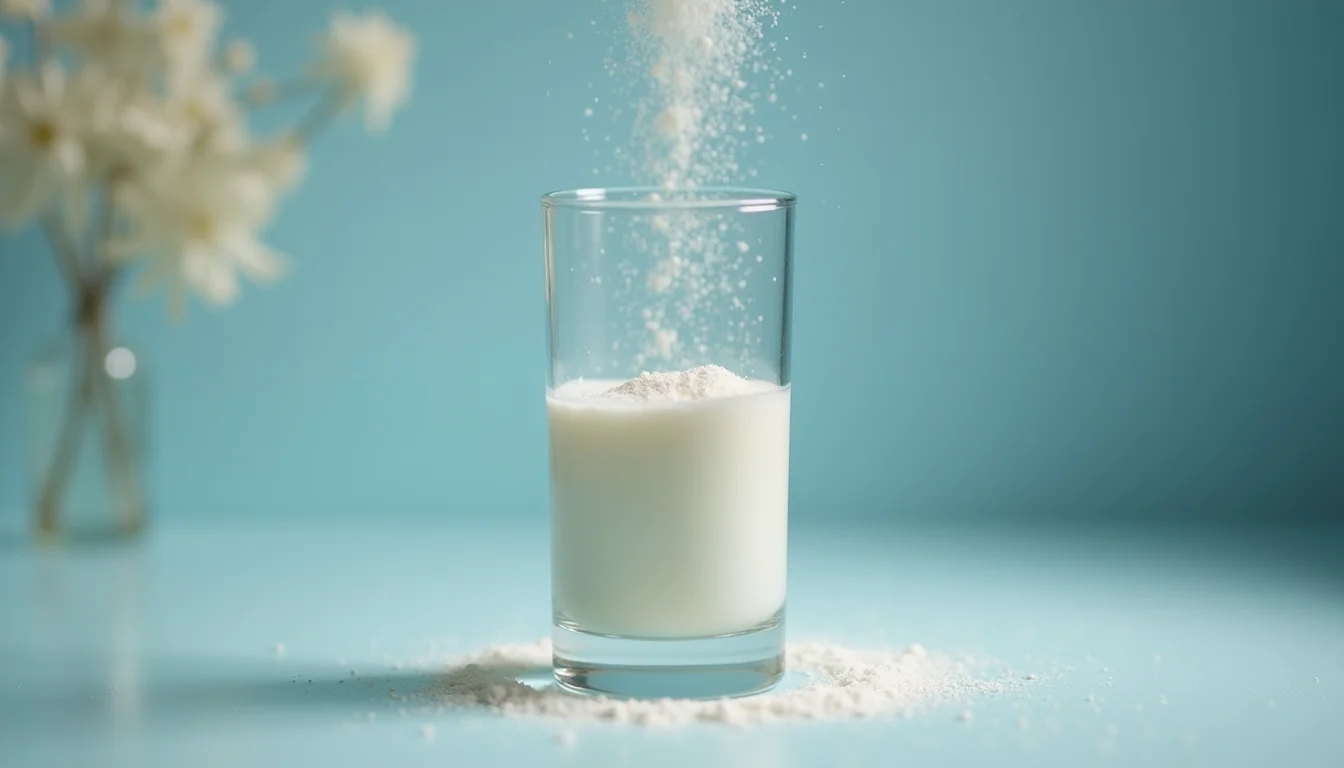 Une poudre se dilue facilement dans une boisson du quotidien.